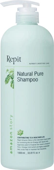 Шампунь для поврежденных и нормальных волос Natural Pure Amazon Story Repit, 1000 мл