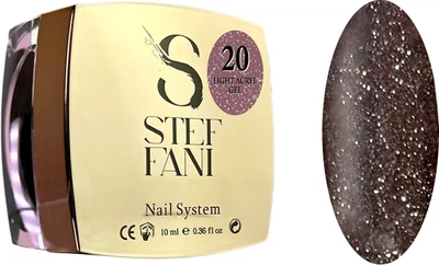 Жидкий гель для ногтей Light Acryl Gel 20 Steffani, 10 мл