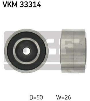 Ролики ГРМ SKF VKM33314 Citroen Jumper; Fiat Ducato; Peugeot Boxer 575192, 575195, 9644759580