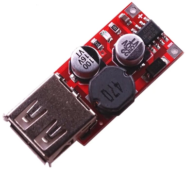 Знижувальний перетворювач USB DC-DC 5-36В на 5В 3А