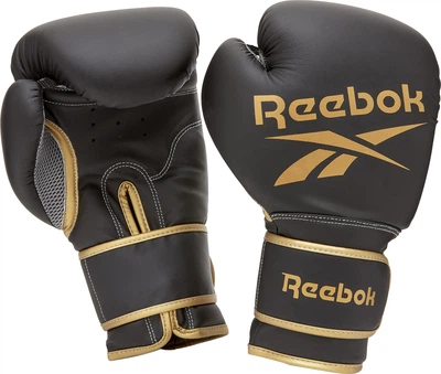 Перчатки для бокса Reebok 14 унций Золотые/черные (RSCB-12010GB-14)