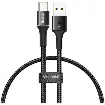 Кабель Baseus Halo Data Cable USB to USB Type-C 3 A 0.5 м Black (CATGH-A01)