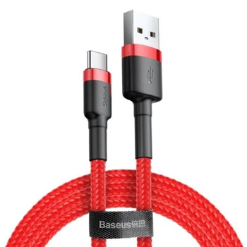 Кабель Baseus Cafule Type-C 3A (1m) (red)