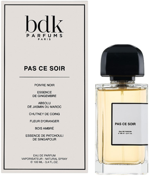 Woda perfumowana damska Bdk Parfums Pas Ce Soir 100 ml (3760035450016)