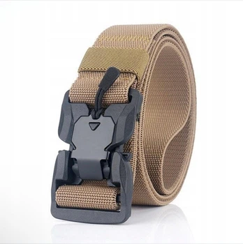 Ремінь швидкоз'ємний із магнітною пряжкою Tactical Belt 120x3,8 см, Койот