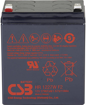 Akumulator CSB 12V 6,5Ah (HR1227WF2)