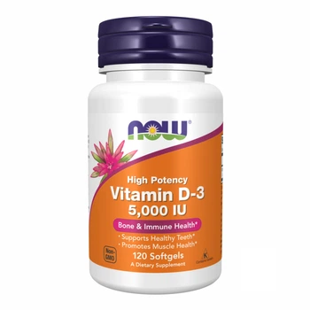 Вітамін D3 для підтримки імунітету та здоров’я кісток VIT D-3 5000IU - 120 sgels