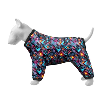 Ветровка для собак WAUDOG Clothes, рисунок "Бесконечные миры", S40, В 56-59 см, С 37-40 см