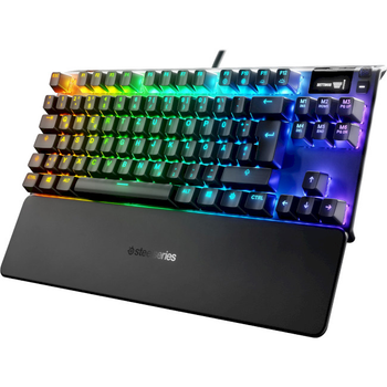 Клавіатура механічна STEELSERIES Apex 7 TKL з RGВ-підсвічуванням дротова USB Чорний (64646)