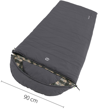 Спальний мішок Outwell Camper Left Grey (5709388136640)