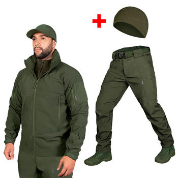 Форма Camotec SoftShell + подарок шапка олива размер XL