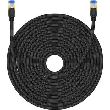Мережевий кабель Baseus High Speed CAT7 10Gigabit Ethernet Cable (Braided Cable) 25m (B0013320B111-10) Cluster Black