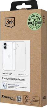 Панель 3MK ClearCase Eco для Apple iPhone 16 Transparent (5903108597050)