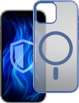 Панель 3MK Frosty MagCase для Apple iPhone 15 Blue (5903108596343)