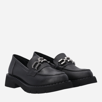 Loafersy damskie skórzane