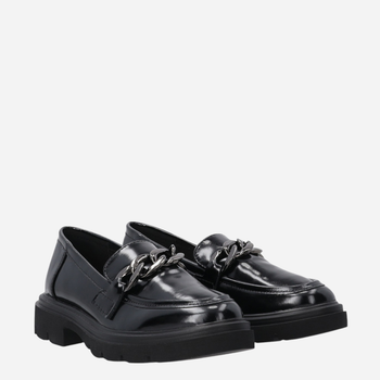 Loafersy damskie skórzane