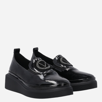 Loafersy damskie skórzane