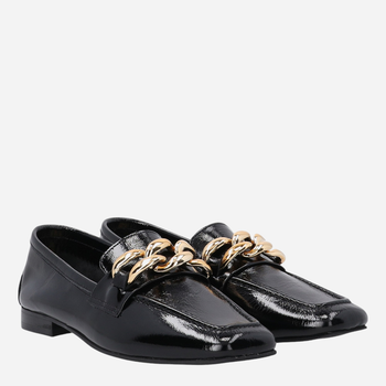 Loafersy damskie skórzane