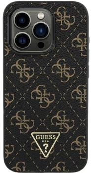 Панель Guess Hardcase New 4G Triangle для Apple iPhone 16 Pro Max Black (GUHCP16XPG4GPK)