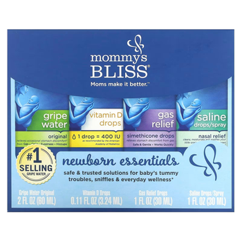 Набор Mommy's Bliss Newborn Essentials для здоровья детей с рождения 4 позиции