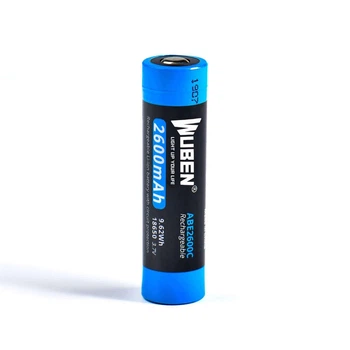 Перезаряжаемый литий-ионный аккумулятор 18650 Wuben ABE2600C 2600мАч 3,7В