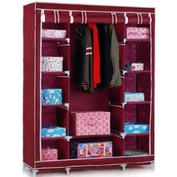Шкаф-трансформер тканевый складной STORAGE WARDROBE 88130 на 3 секции 130х45х175 см