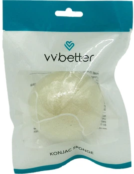 Спонж конняку для обличчя vvbetter Konjac Sponge 5 г (8809782555218)