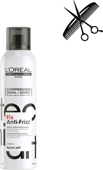 Лак для волос L'Oreal Professionnel Paris tecni.art Fix Anti-Frizz Force 4 Сильной фиксации с антистатическим эффектом 250 мл (30162822)