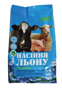 Семена льна 500 гр для животных для улучшения пищеварения
