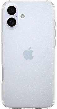 Etui Spigen Liquid Crystal Glitter do Apple iPhone 16 Plus Crystal Quartz (8809971229807)