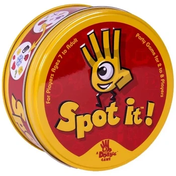 Настільна гра Dobble Spot it! / Спот іт! червона + правила українською!