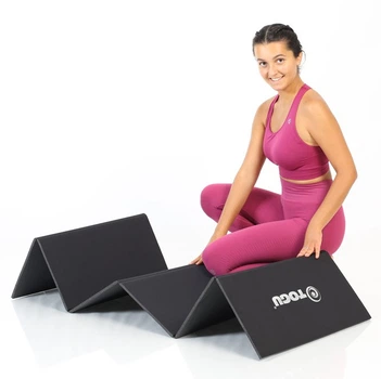 Мат гимнастический (6 секций) TOGU Premium Mat, 180x60x1 см (черный), TG-971200-BK