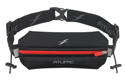 Сумка на пояс для бігу Fitletic Neo I Race Belt, FL-N01R-02-BK/RD (чорний/червоний)
