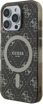 Etui Guess Hardcase IML 4G MagSafe do Apple iPhone 16 Pro Max Brown (GUHMP16XH4DTEW)