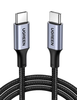 Кабель UGREEN US316 USB-C to USB-C 100W QC4.0 PD3.0 5A 3m Black (90120)
