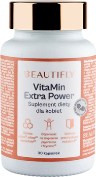 Suplement diety Beautifly VitaMin Extra Power dla kobiet 30 kapsułek (5903003701156)