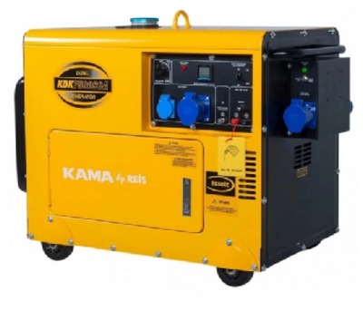 Дизельный генератор KDK7500SCA 5,52 кВт
