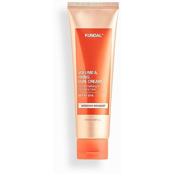 Крем KUNDAL Volume and Fixing Curl Cream Wedding Bouquet для объема и фиксации локонов аромат "Свадебный Букет", 130 мл
