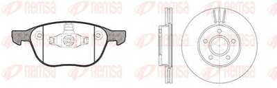 Тормозные диски REMSA 8108200 Ford Focus, C-Max; Volvo S40, V50, C70 12236820, 12537300, 2745090