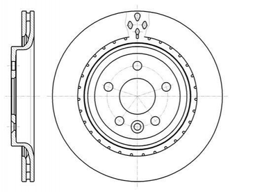 Тормозные диски ROADHOUSE 6130510 Volvo V70, S80, V60, XC70, S60 30736316, 30769060, ADC1923