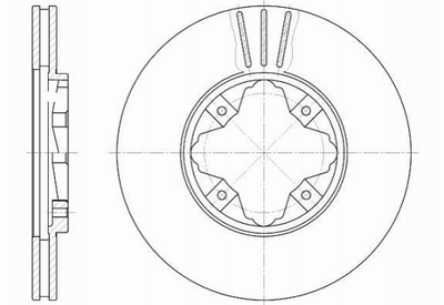 Гальмівні диски ROADHOUSE 6485.10 Honda Accord, Civic 230362, 45251SM4G01, 45251SM4G02