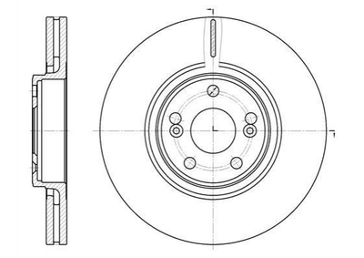 Диски гальмові ROADHOUSE 669410 Renault Espace, Laguna 7701207378, 8200242317, 8200570677