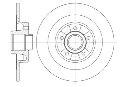 Тормозные диски REMSA 699900 Renault Espace 8200244108, 8200002874, 8200649353