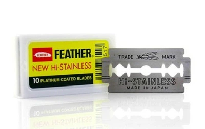 Леза для бритви Feather New Hi-Stainless (10 лез)