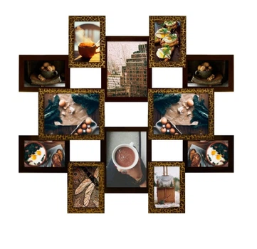 Мультирамка Rio Gold Chocolate на 12 фото