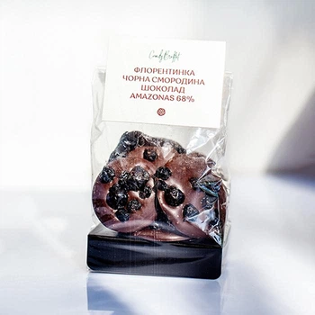 Флорентинка чорна смородина темний шоколад 64% Candy Buffet 75 г