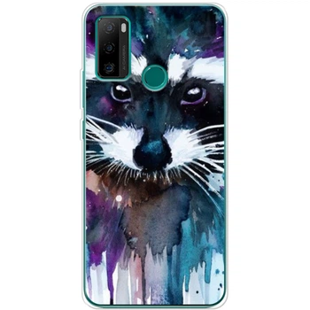 Силиконовый чехол BoxFace Ulefone Note 10P Акварельный енот (59781-up1134)