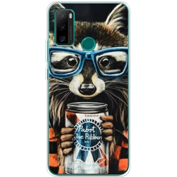 Силиконовый чехол BoxFace Ulefone Note 10P Енот с банкой (59781-up1333)