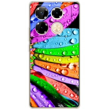 Силиконовый чехол BoxFace Infinix Note 40 Pro Colored Chamomile (59203-up620)