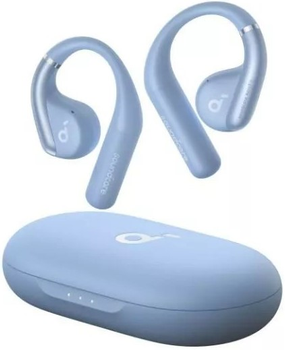 Бездротові навушники Soundcore з відкритою конструкцією AeroFit Blue-Grey (194644153175)